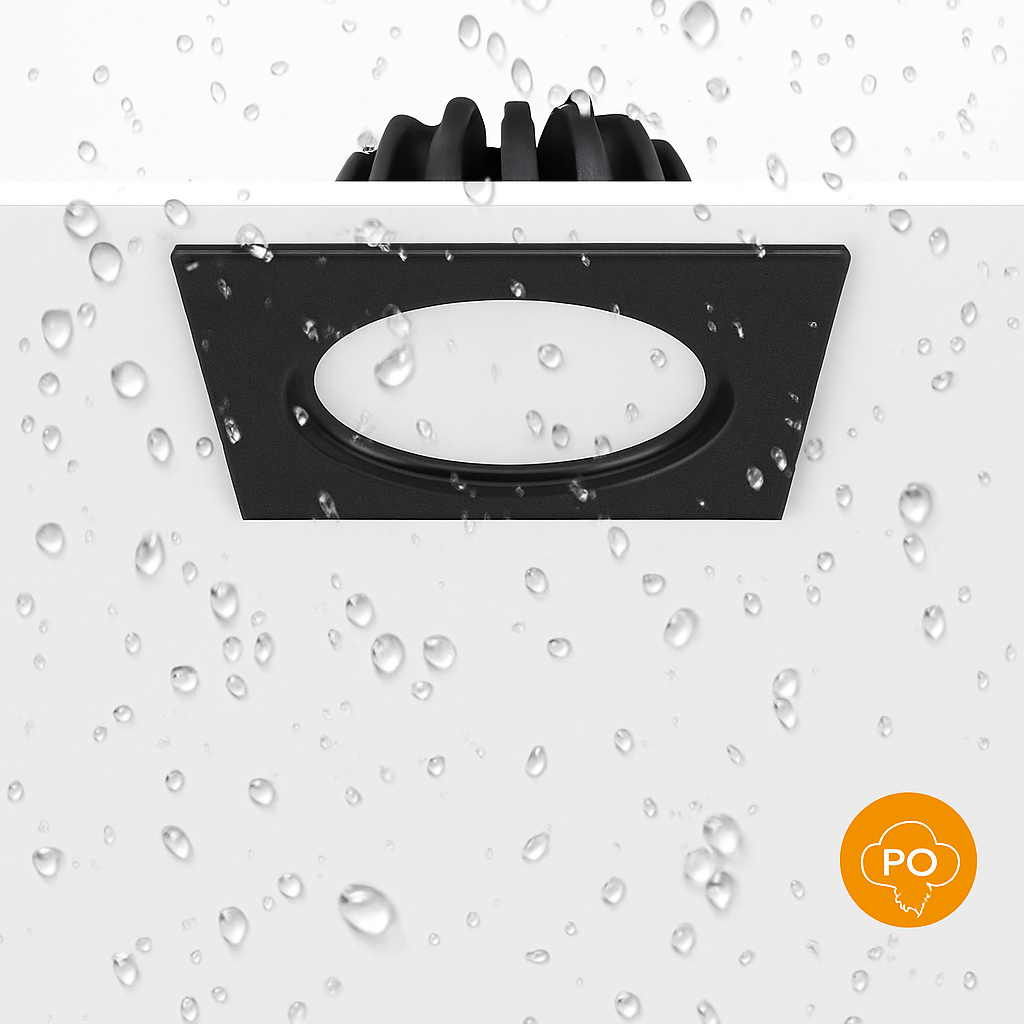 spot led étanche rond ou carré pour intérieur