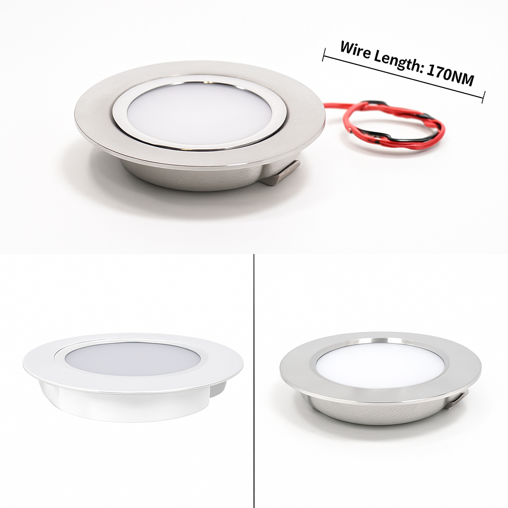 spot led étanche ultra mince pour éclairage intégré intérieur extérieur