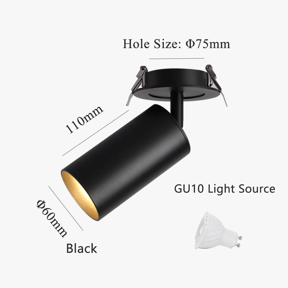 spot led vintage industriel encastré spot luminaire