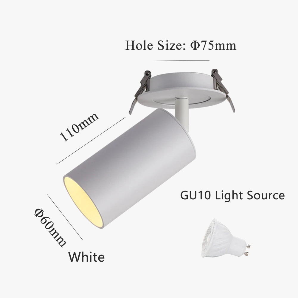 spot led vintage industriel encastré spot luminaire