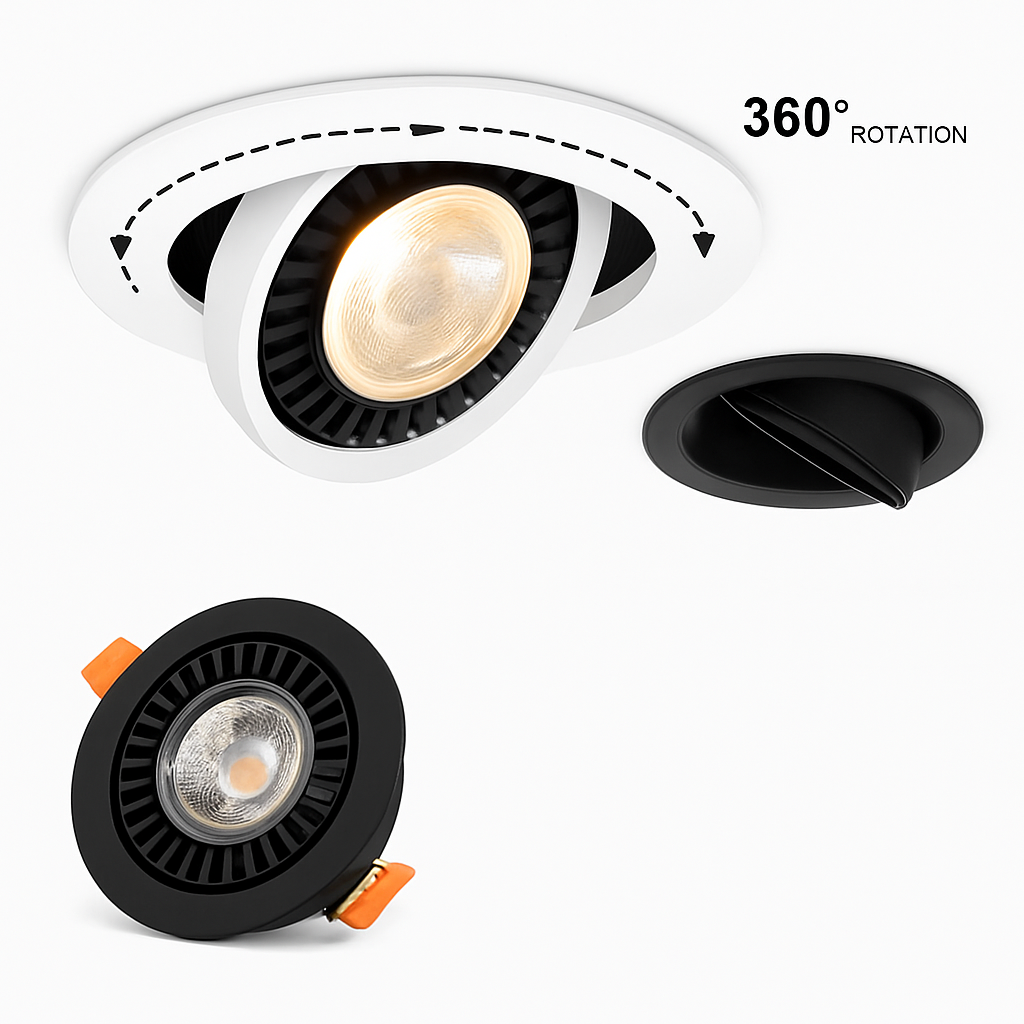 Spot lumineux LED encastrable au plafond