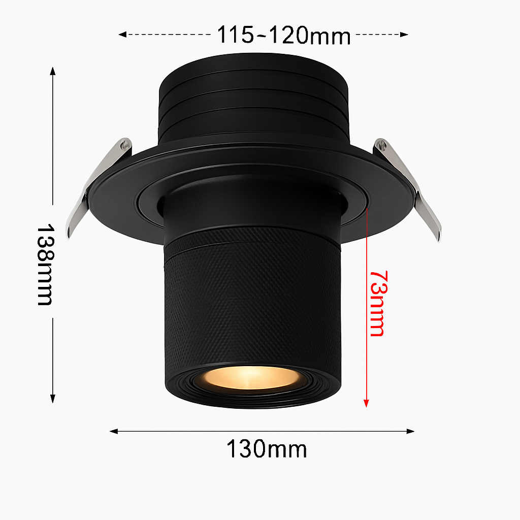 Spot lumineux Led encastrable avec technologie COB