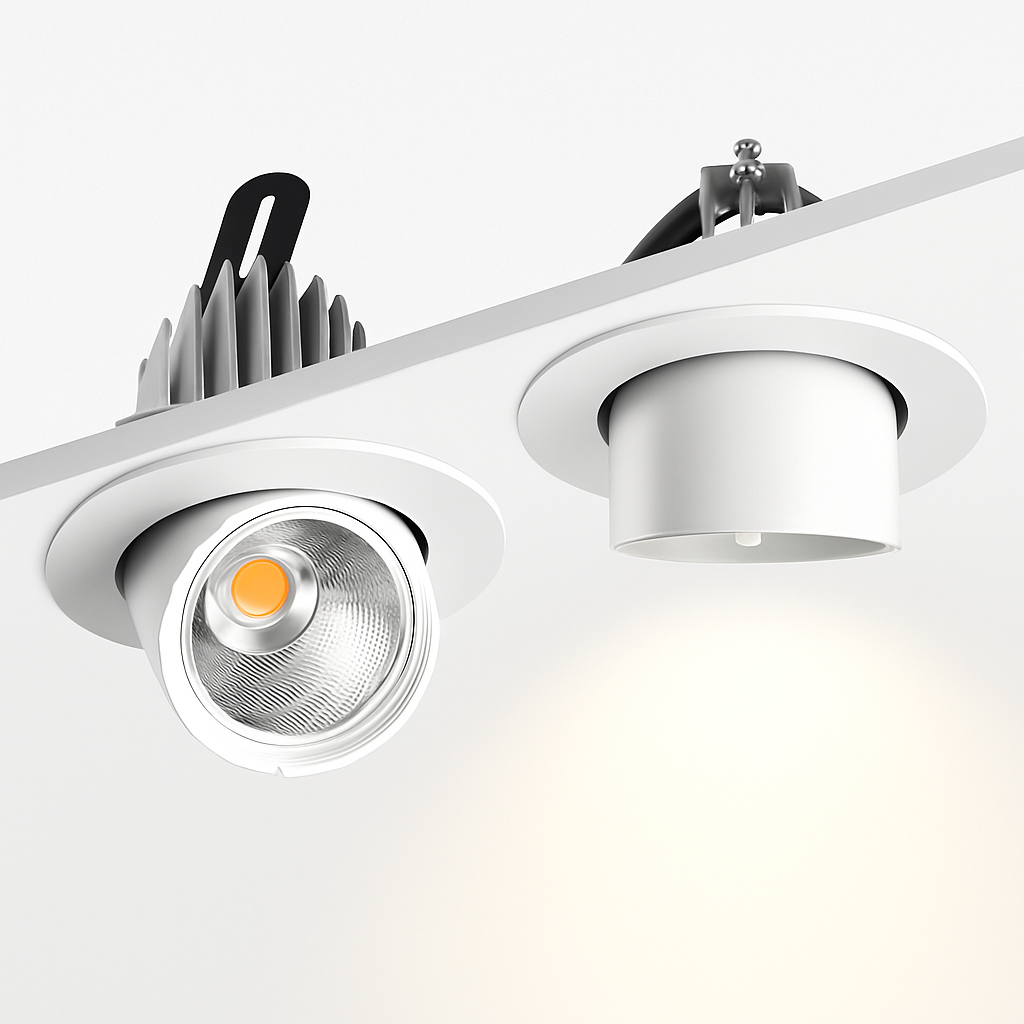 Spot lumineux LED encastrable avec technologie COB