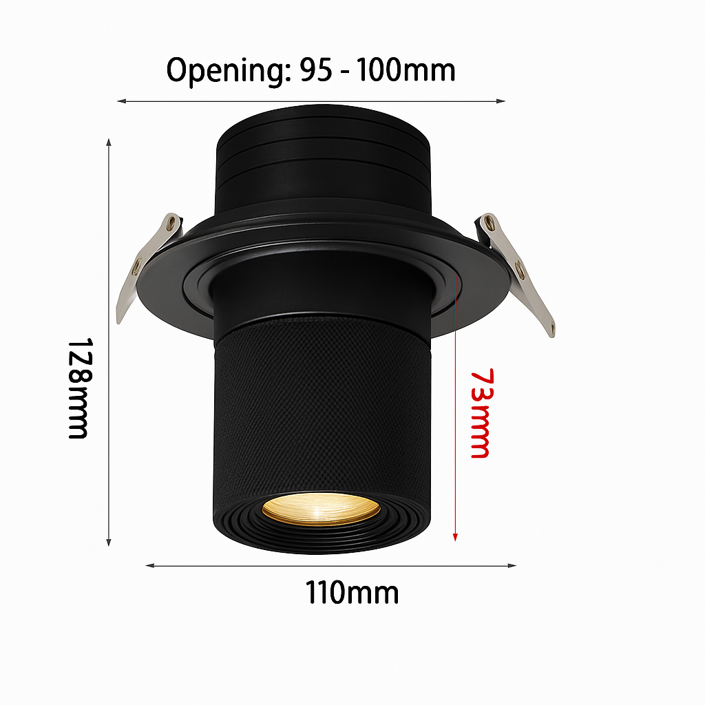 Spot lumineux Led encastrable avec technologie COB