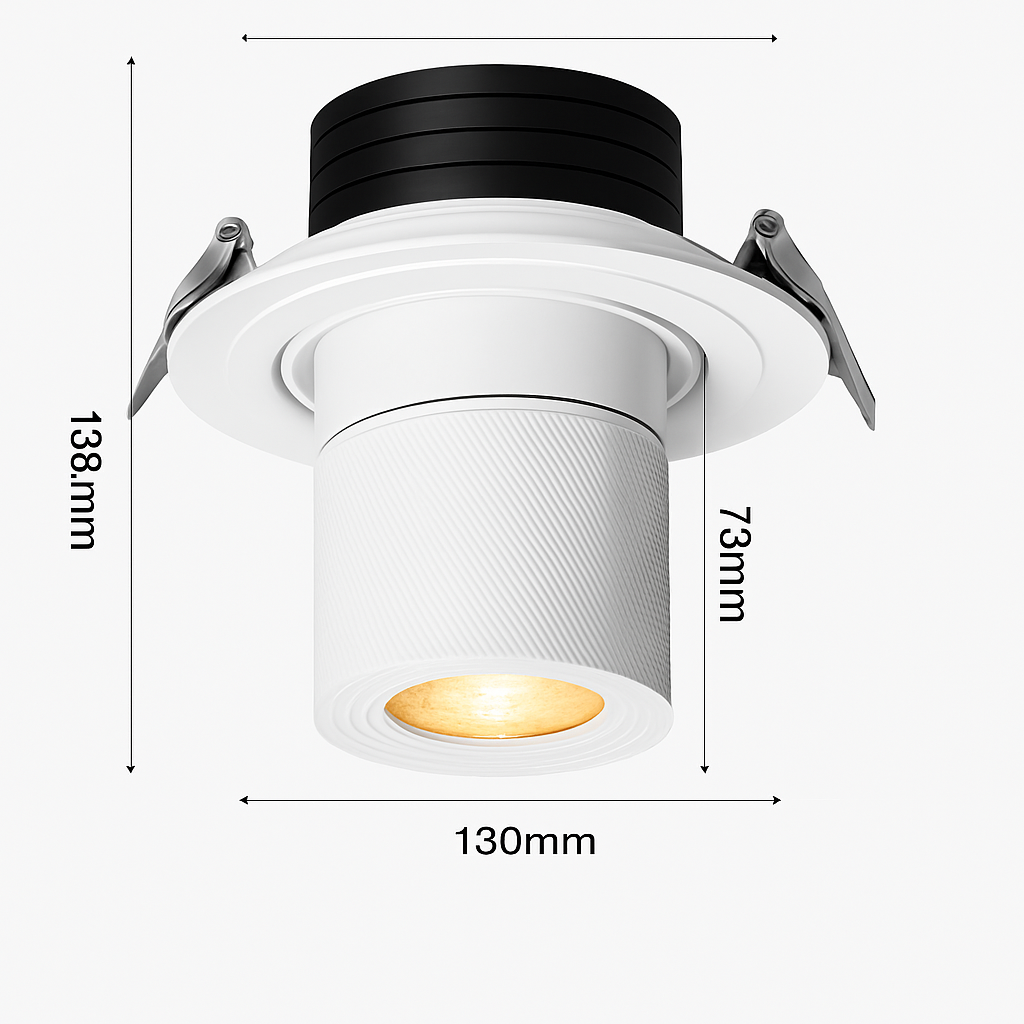 Spot lumineux Led encastrable avec technologie COB