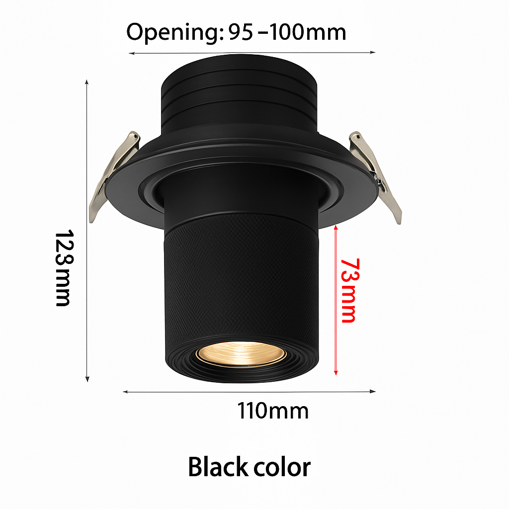 Spot lumineux Led encastrable avec technologie COB
