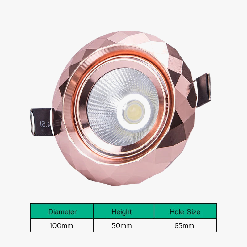 Spot lumineux LED encastrable pour le plafond