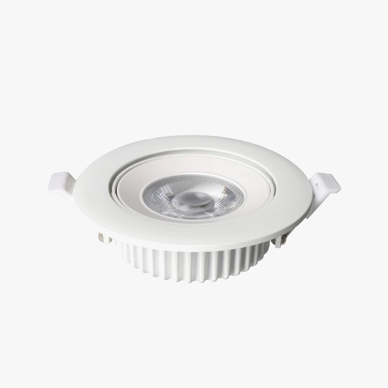 Spot lumineux LED encastrable rond pour salle de bain