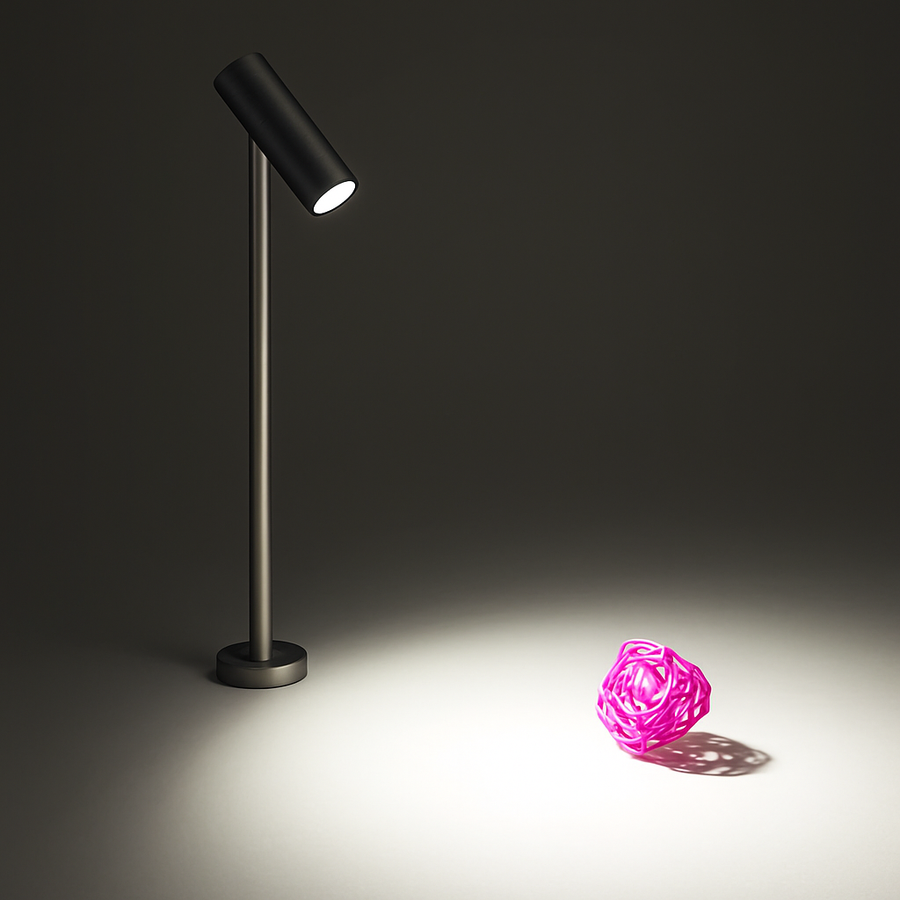 spot lumineux led pour vitrine bijoux réglable