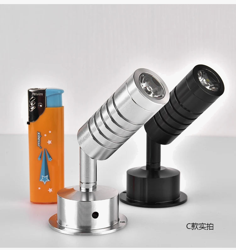 Spot lumineux LED rotatif pour armoire