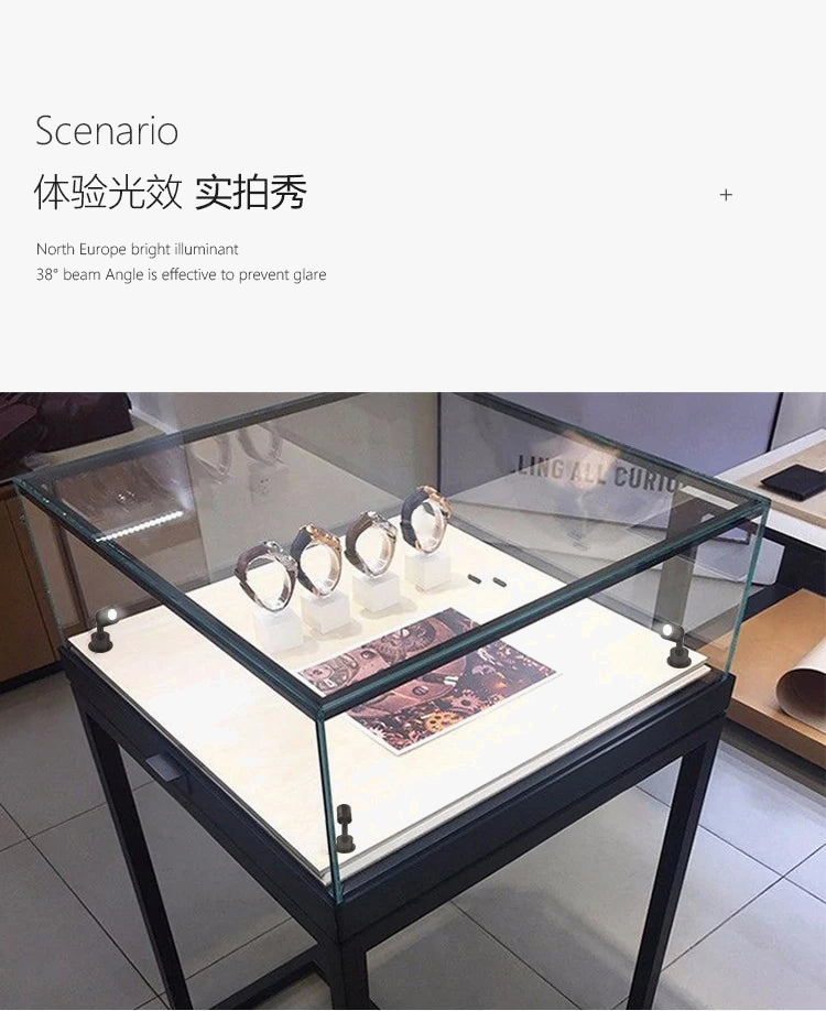 Spot lumineux LED rotatif pour armoire