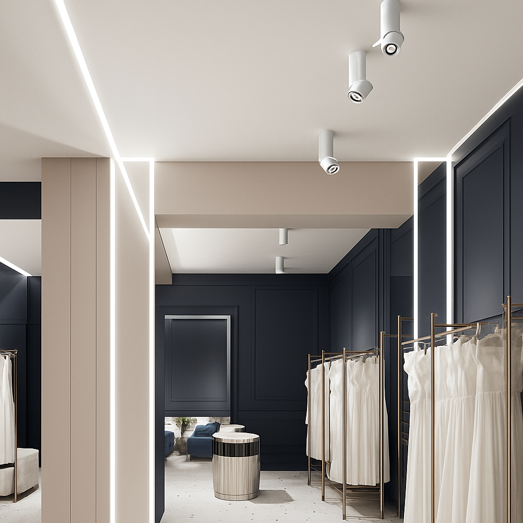 Spot moderne LED cylindrique amovible 90 degrés Maggy