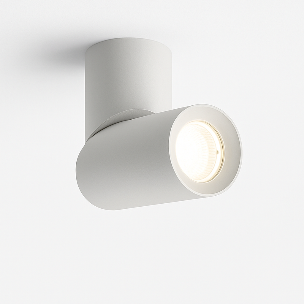 Spot moderne LED cylindrique amovible 90 degrés Maggy