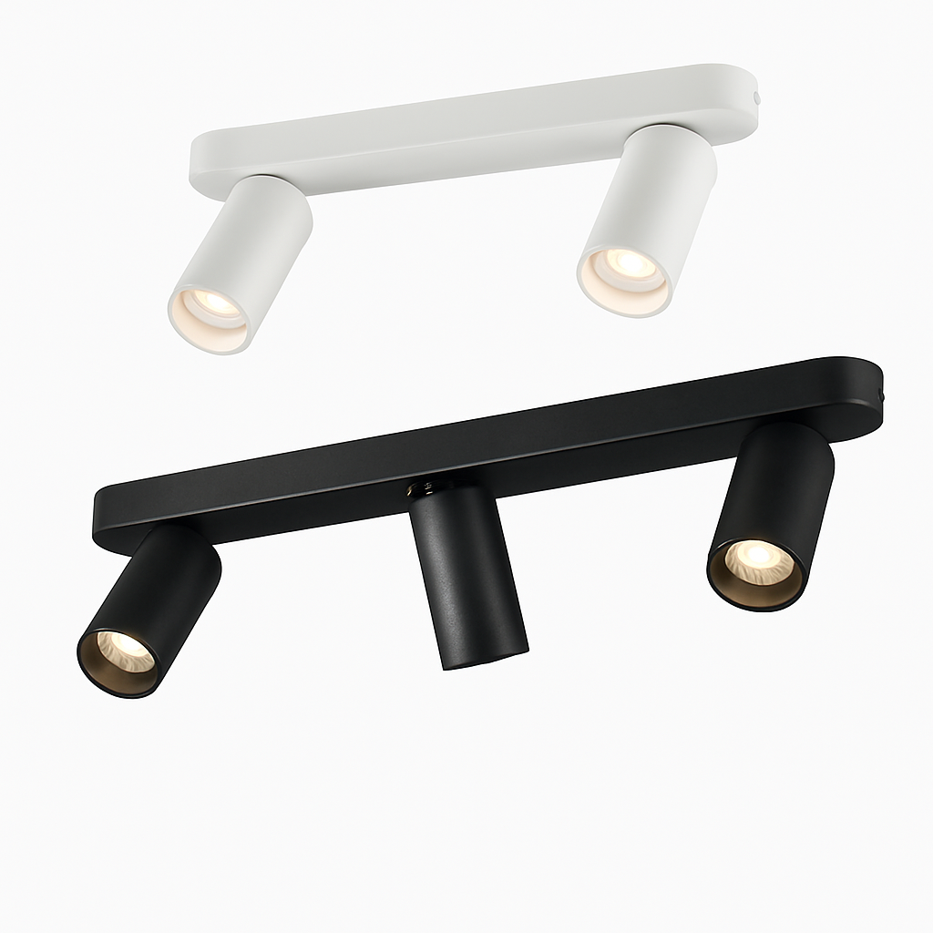 Spot moderne LED rond avec plusieurs cylindres Surface
