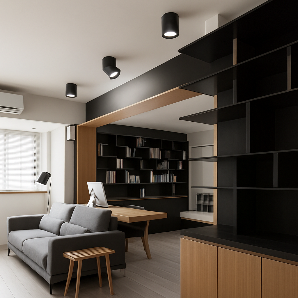 Spot moderne rond LED orientable Loft
