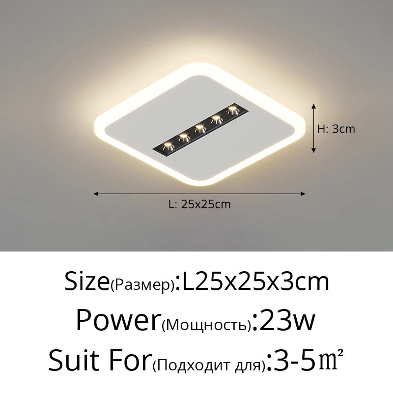 spot monté en surface moderne pour allée couloir