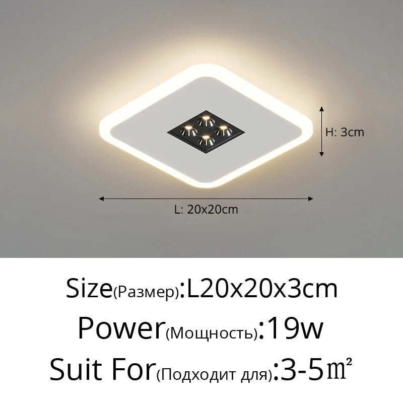 spot monté en surface moderne pour allée couloir