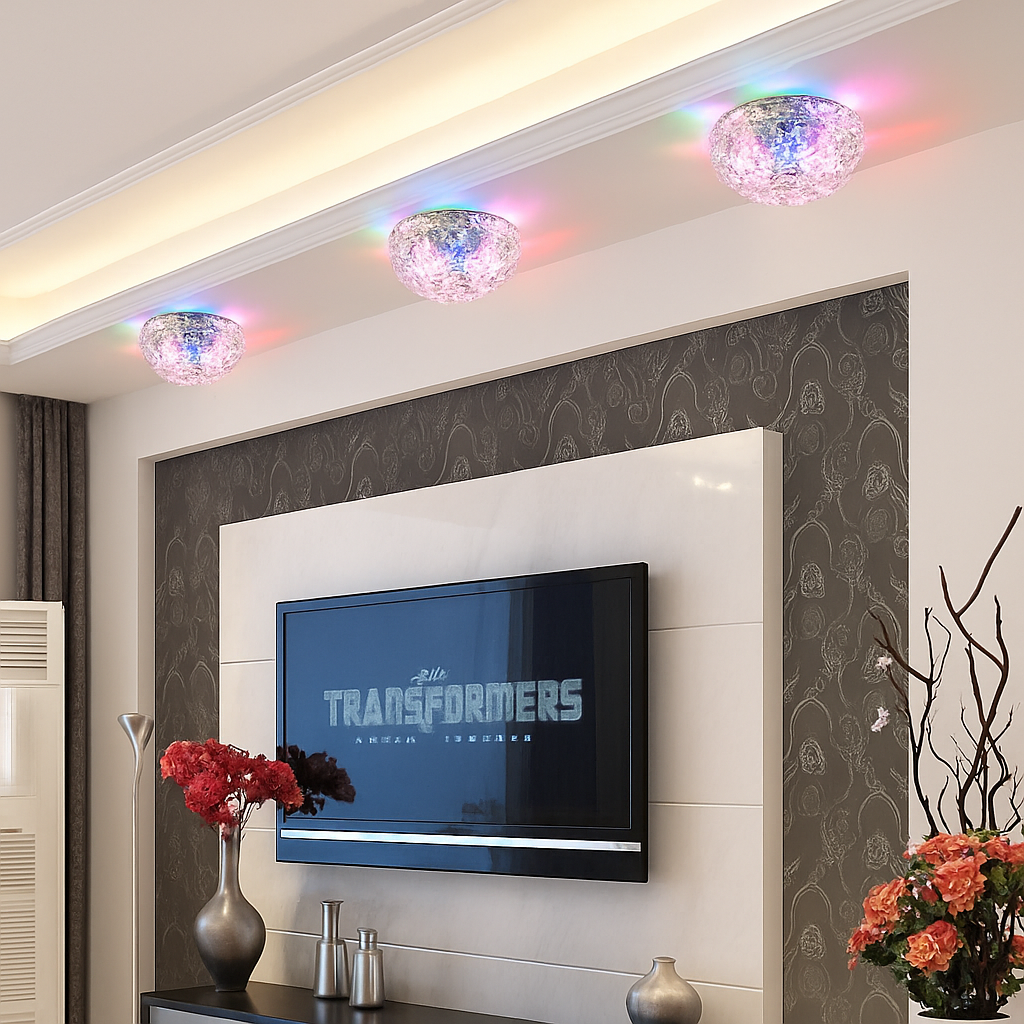 Spot montage en Surface cristal 5 W Led Downlights plafonnier lampes porche lumière pour intérieur chambre éclairage à la maison MJ1016