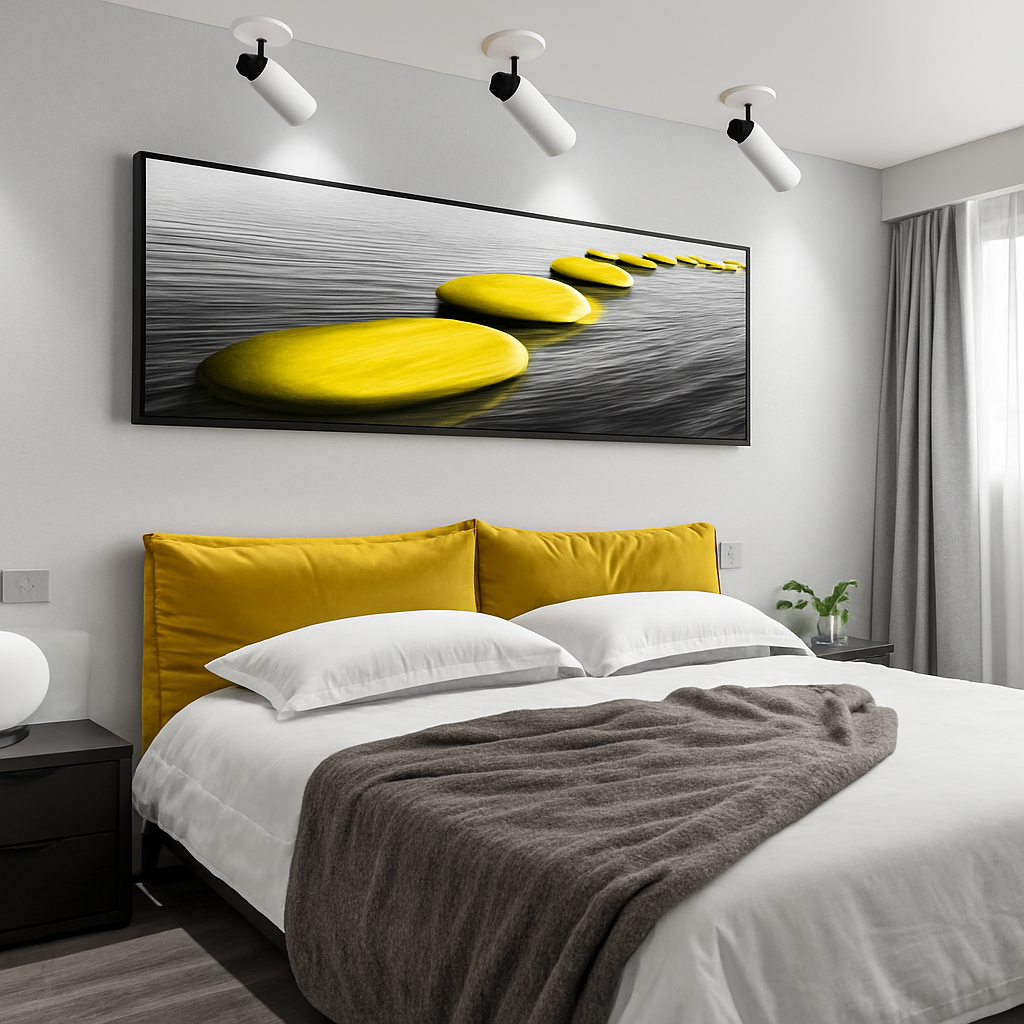 Spot plafond à LED tube directionnel blanc ou noir