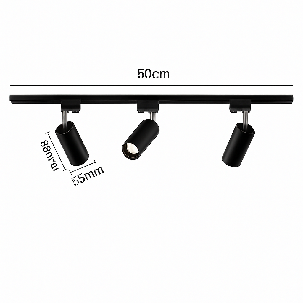 Spot Plafond Salon Dressing Rail Éclairage Surface Chambre Vitrine