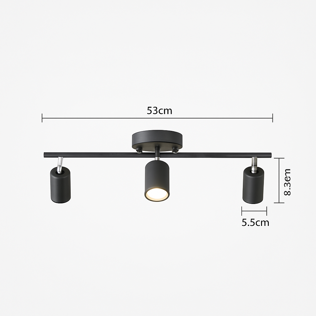 Spot Plafond Salon Dressing Rail Éclairage Surface Chambre Vitrine
