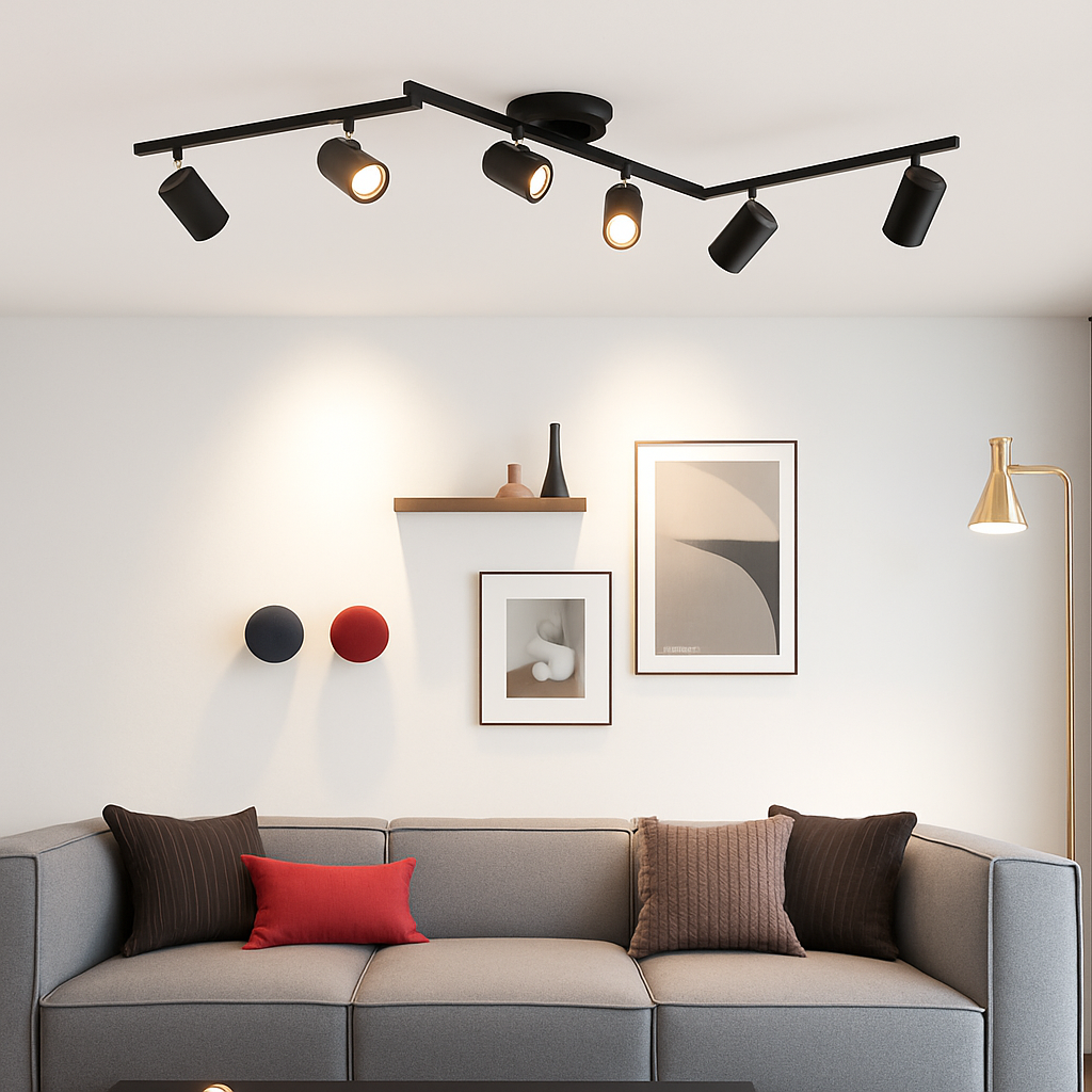 Spot Plafond Salon Dressing Rail Éclairage Surface Chambre Vitrine