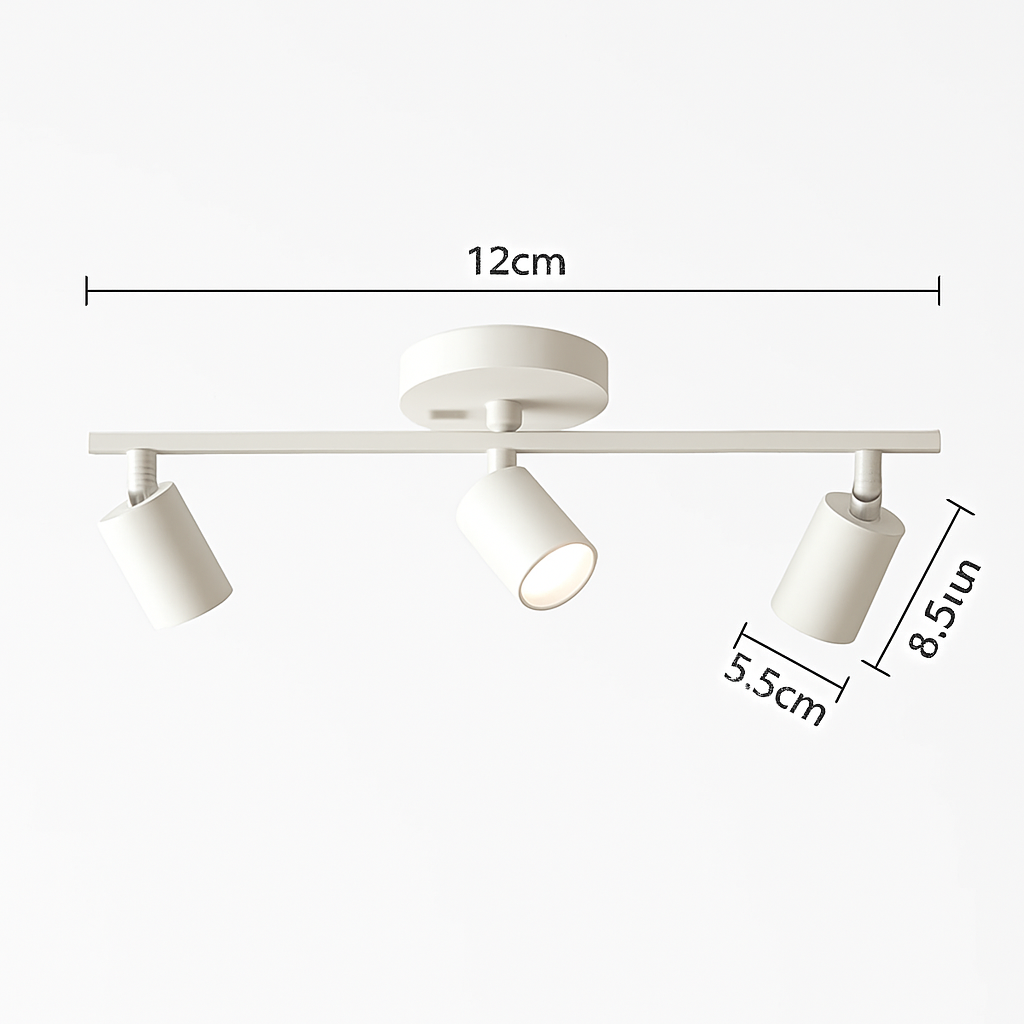 Spot Plafond Salon Dressing Rail Éclairage Surface Chambre Vitrine