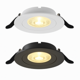 Spot rond COB Led Downlights haut de gamme encastré pour intérieur résidentiel maison