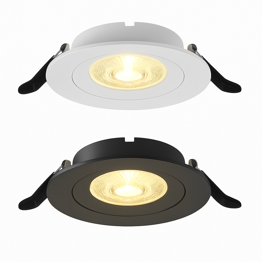 Spot rond COB Led Downlights haut de gamme encastré pour intérieur résidentiel maison