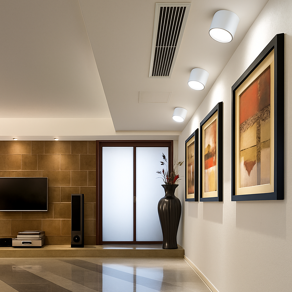 Spot rond LED avec orientation à 360° Light