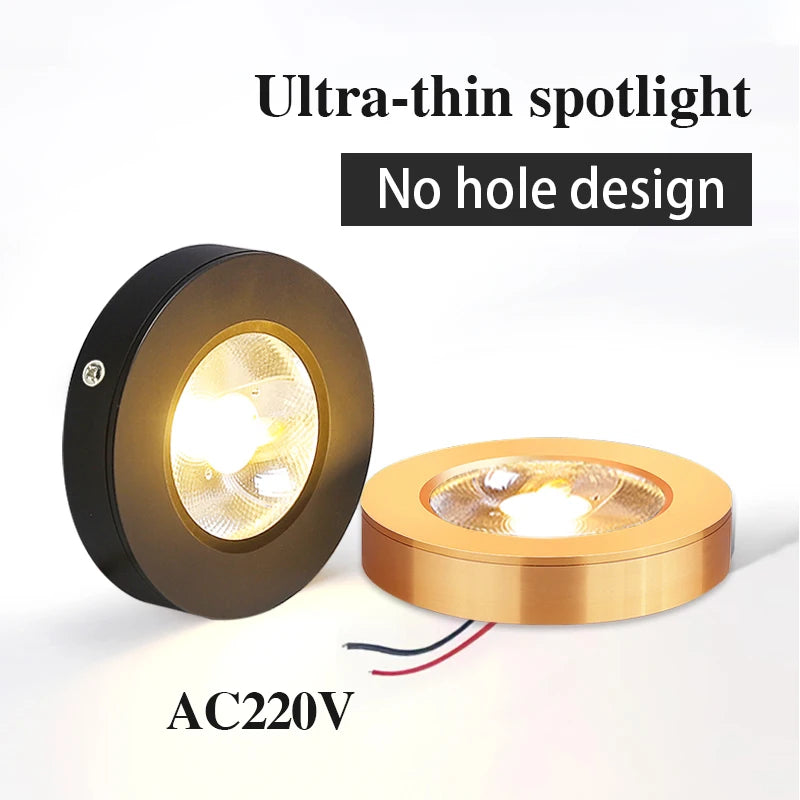 spot rond ultra fin led pour vitrine et intérieur
