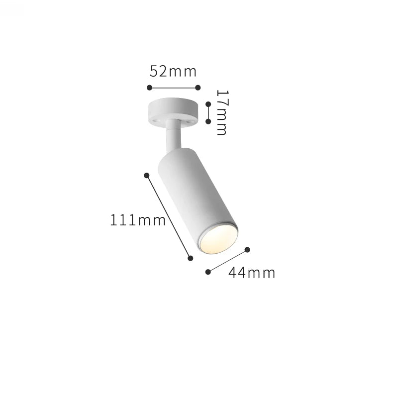 spot 	led monté en surface petit angle pour restaurant décoration