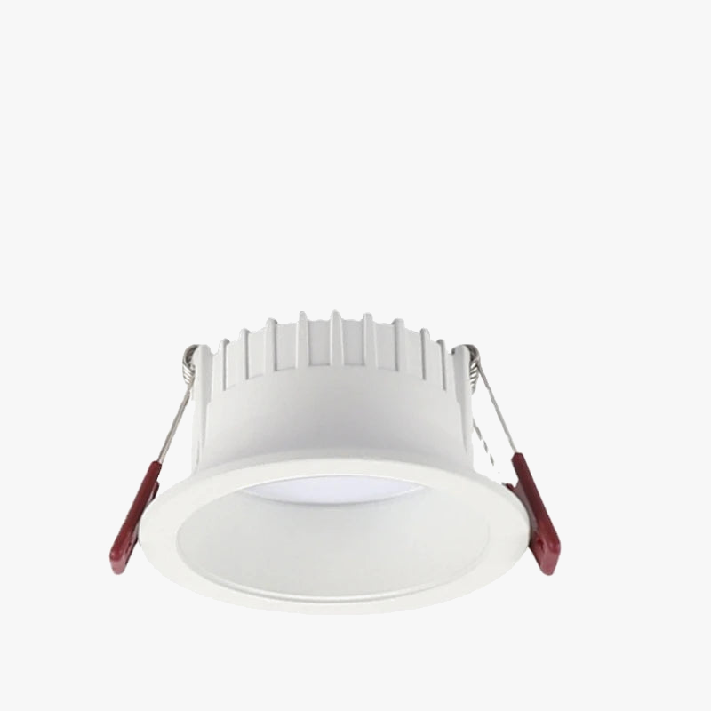 spots encastrés ronds à led pour éclairage intérieur antireflets