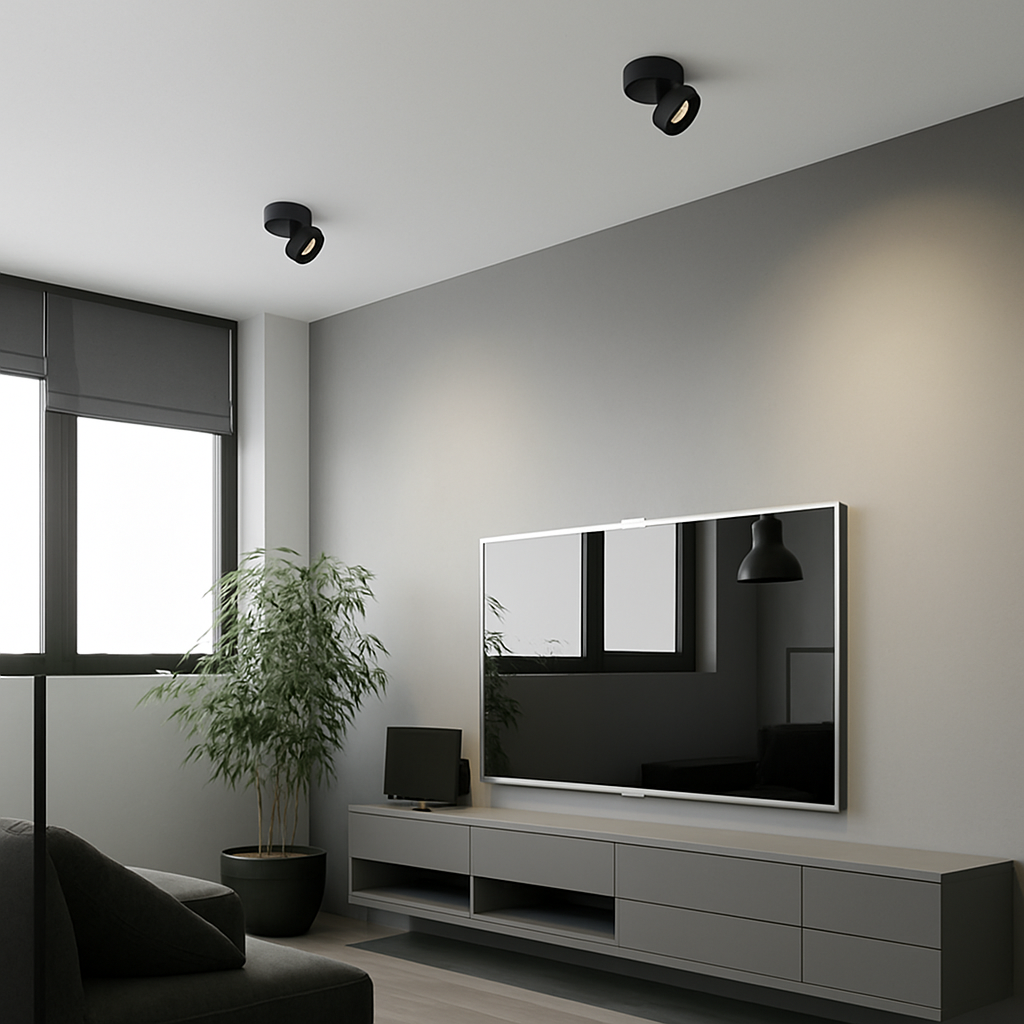 Spots LED design rond dirigeable