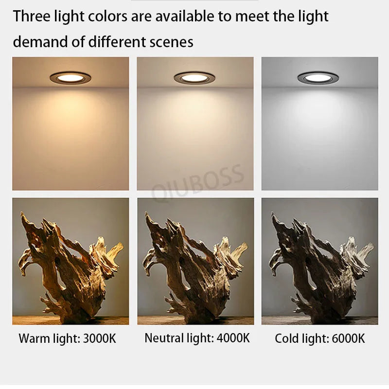 spots led encastrables à intensité variable pour intérieur moderne