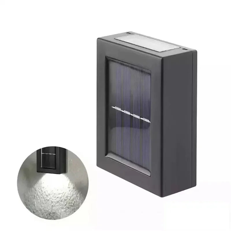 Spots solaires haut et bas d'extérieur
