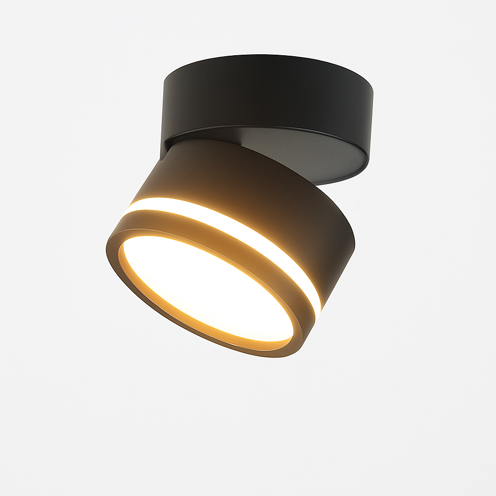 Surface mounted LED ceiling light tube light 7W 9W 12W 15W rotatable adjustable angle LED spotlight, indoor lighting AC220V 110V