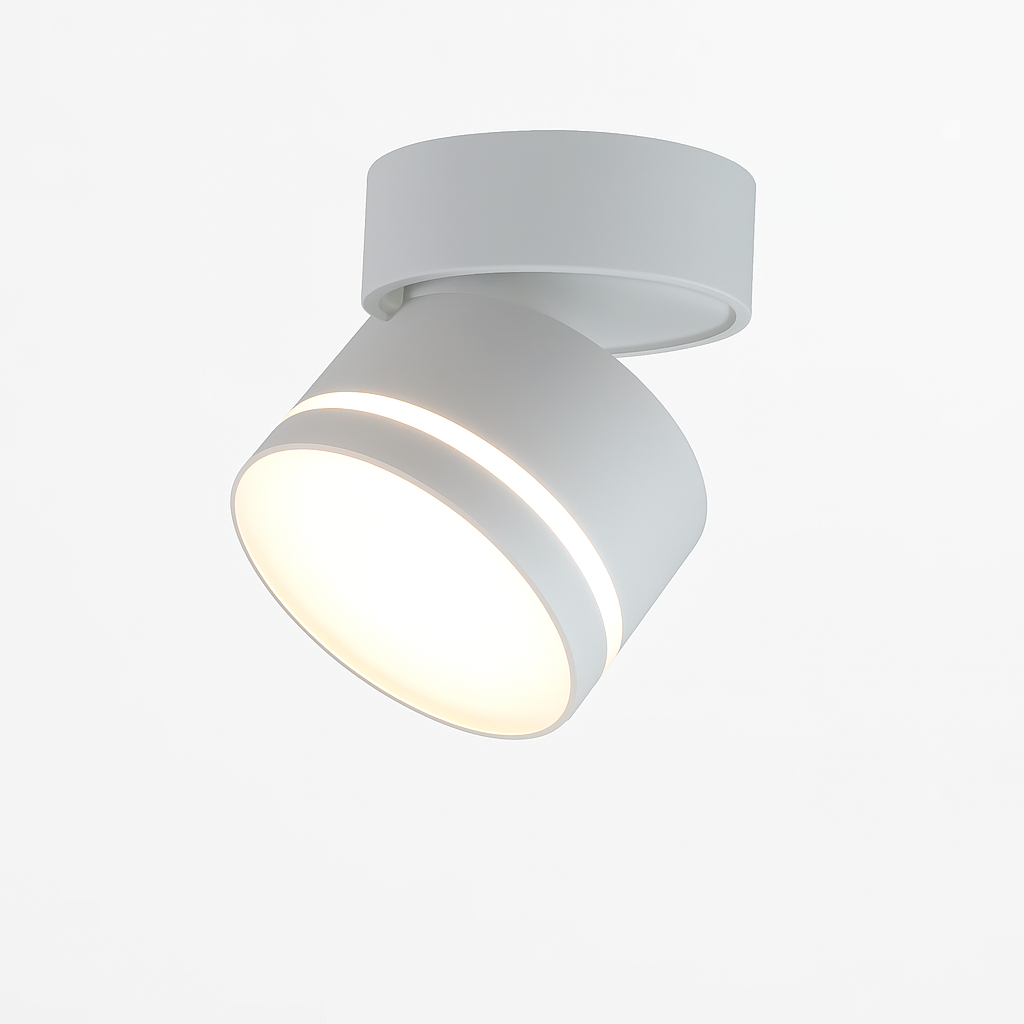 Surface mounted LED ceiling light tube light 7W 9W 12W 15W rotatable adjustable angle LED spotlight, indoor lighting AC220V 110V