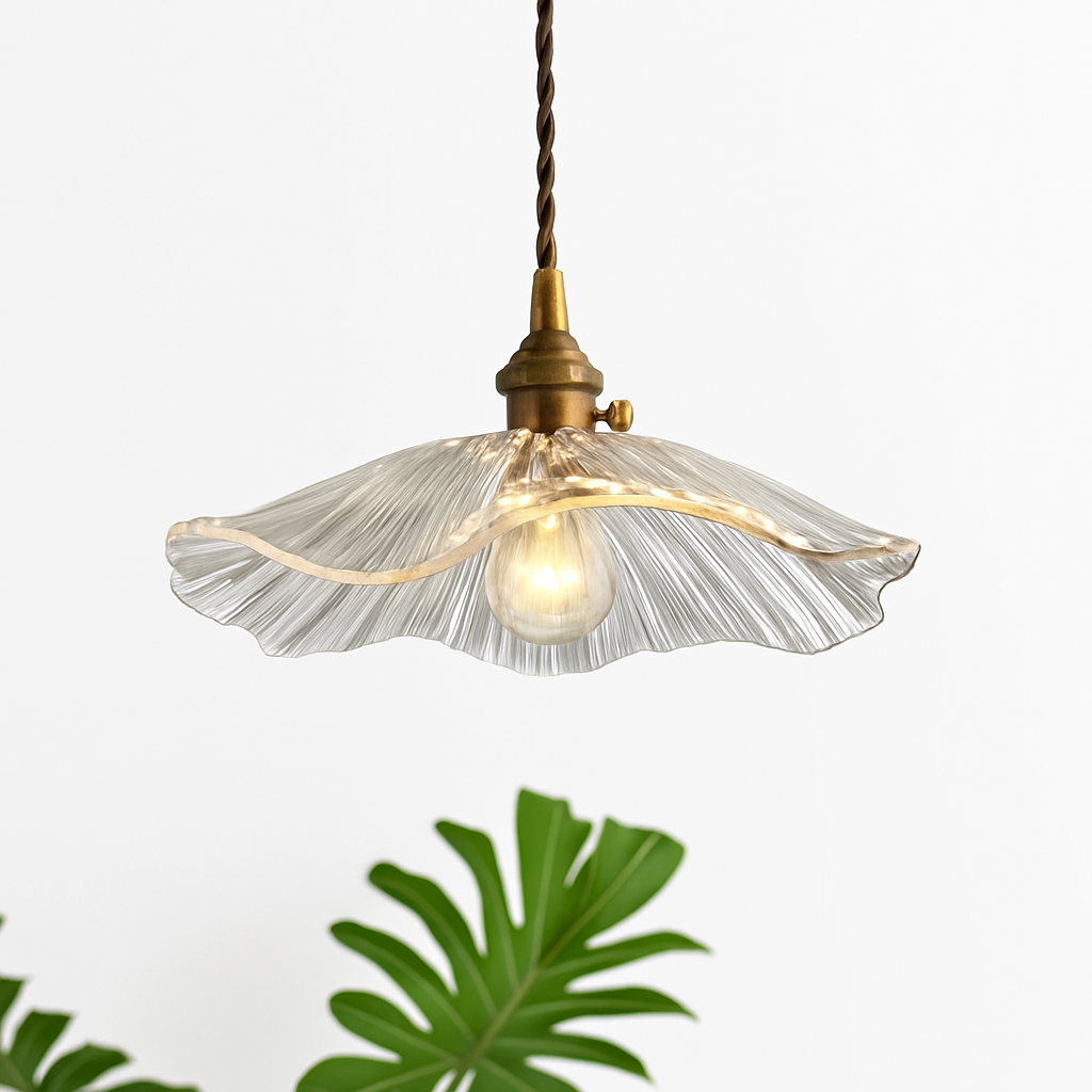 suspension américaine fleur verre pour décoration intérieure