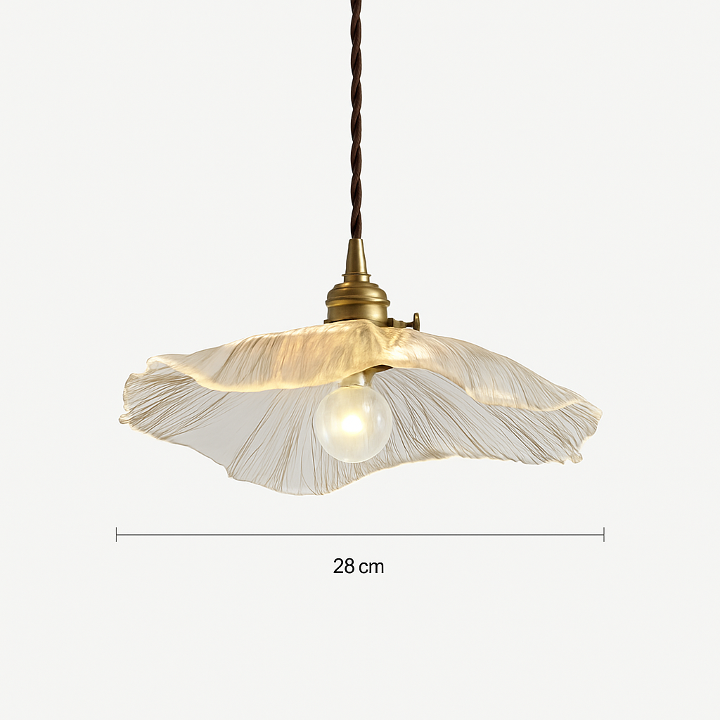 suspension américaine fleur verre pour décoration intérieure
