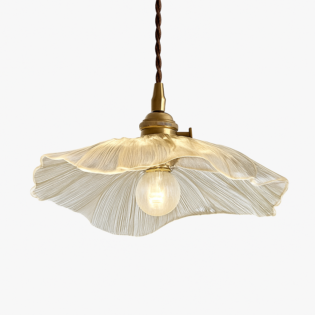 suspension américaine fleur verre pour décoration intérieure