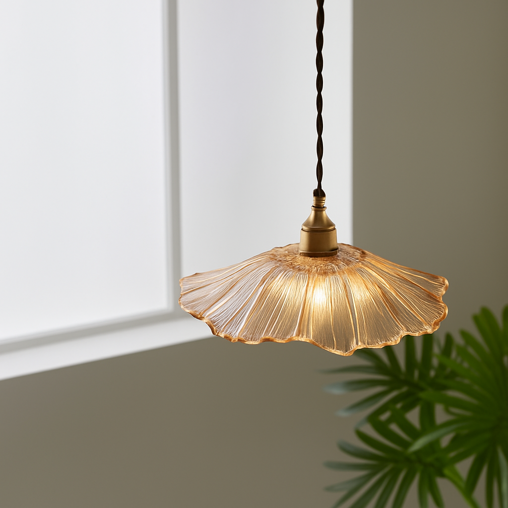 suspension américaine fleur verre pour décoration intérieure