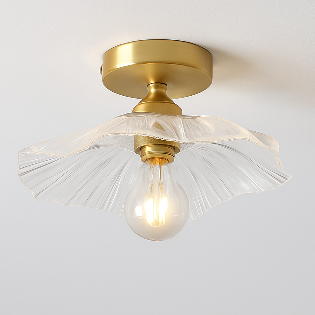 suspension américaine fleur verre pour décoration intérieure