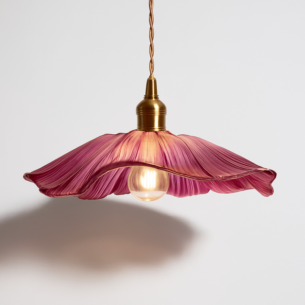 suspension américaine fleur verre pour décoration intérieure
