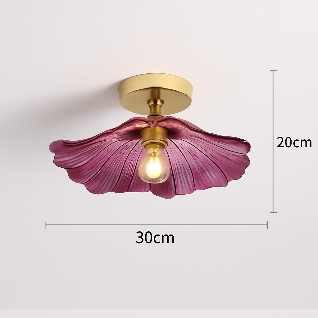 suspension américaine fleur verre pour décoration intérieure