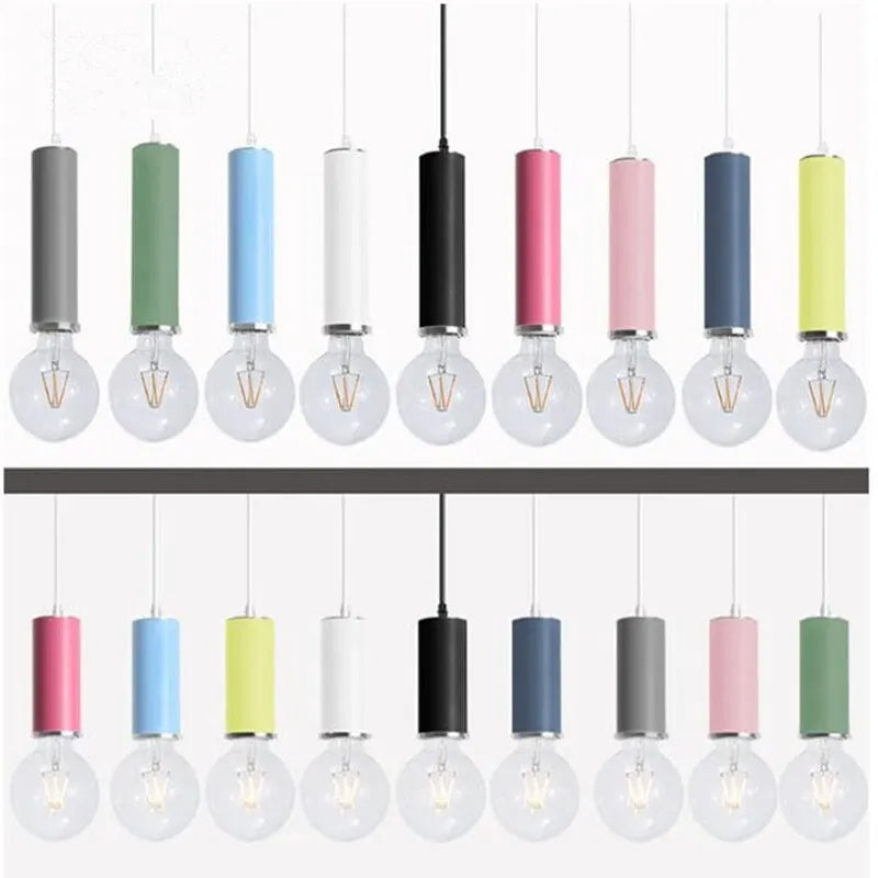 suspension artistique multicolore créative pour cafés et bars