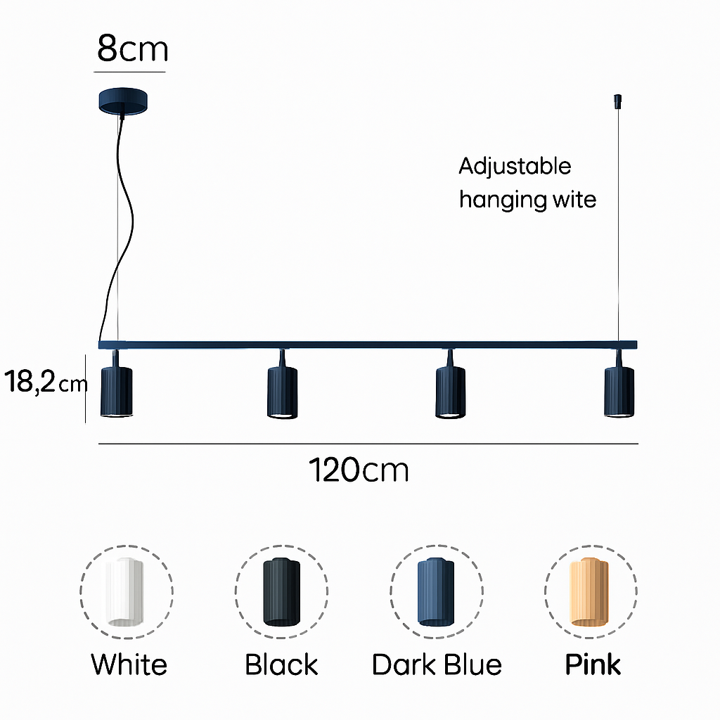 Suspension au design nordique moderne