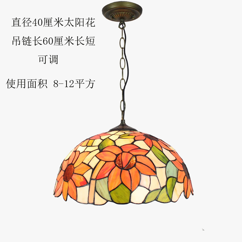 suspension baroque en verre teinté pour intérieur élégant