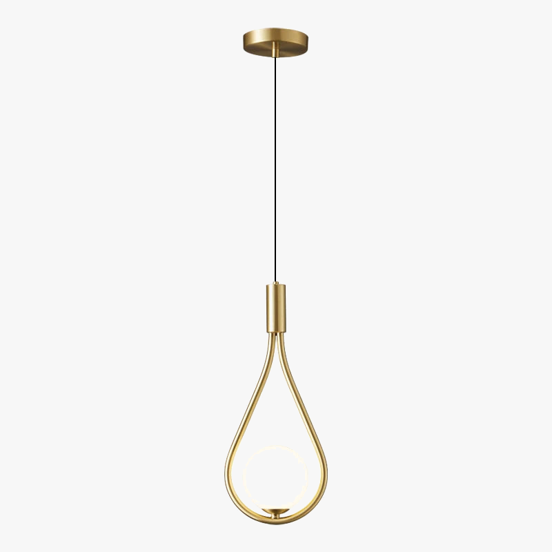 Suspension boule de verre pour chambre à coucher