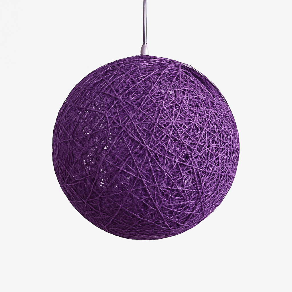 Suspension boule papier Wicker